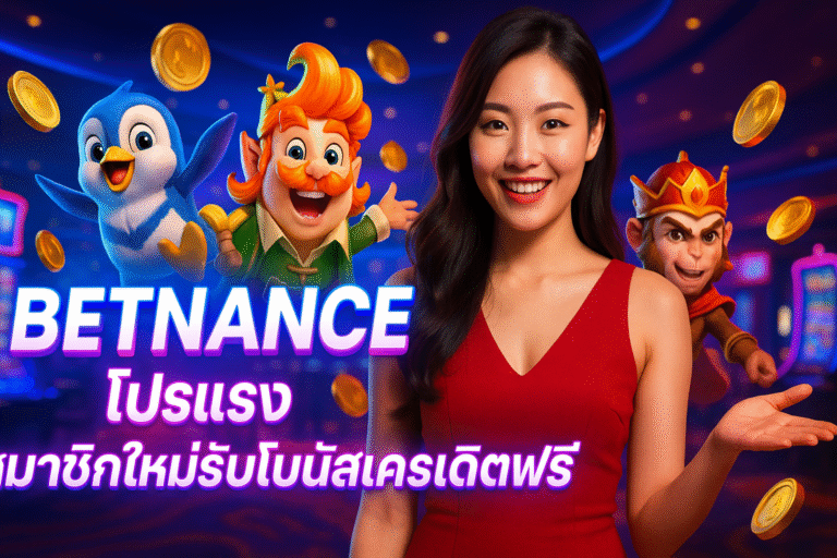 BETNANCE โปรแรง สมาชิกใหม่รับโบนัสเครดิตฟรี